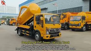 Heavy-Duty 4.7 m&sup3; Steel Vacuum Tanker: Ruggedized Specs Meet Smart Hydraulics