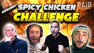 HUGE GIVEAWAYS! - SPICY CHICKEN WINGS CHALLENGE | RAID SHADOW LEGENDS