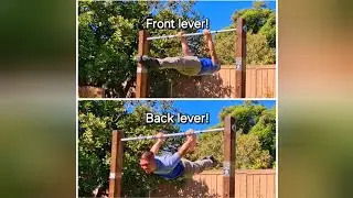 Front lever to muscle up to back lever to muscle to front lever!