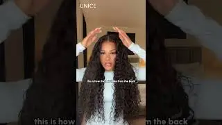 UNice 7x5 ByeBye Knots&trade; Wig Glueless & HD Lace With Free Baby Hair Service Wet & Wavy Water Wave Wig
