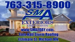 Roofing St. Michael MN Hail Damage 763-315-8900 Free Estimate