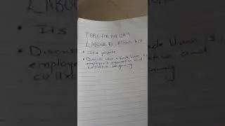 labour relations act