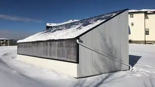 4 season greenhouse 2 weeks at -24 to -31 Celsius, gas and electricity consumption