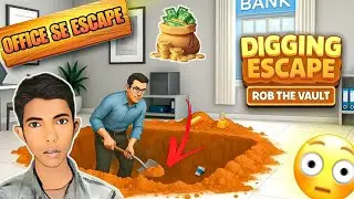 Digging Escape Rob The Vault🤑 Can I Escape This Bank ! #gaming #simulation 