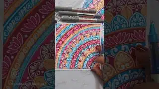 Patterns #mandalas #zentangle #art #mandaladoodle #colors #diy #handdrawn #creative #arte #mandalas