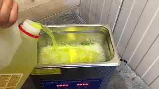 Ultrasonic cleaner ALIEXPRESS test: Cleaning VINTAGE BIKE PARTS