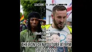 LIVE: RASPECT VS JAMES GODDARD - BLACK LIVES MATTER - BATTLE OF TRAFALGAR - IN THE LIONS DEN