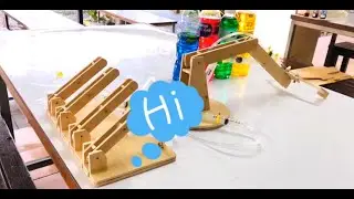 How to Make Hydraulic Powered Robotic Arm from Wood Board