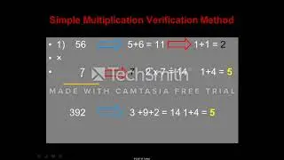 #Fast mental Math way to check your multiplication result#