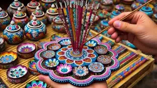 Handmade bohemian incense container #incense #asmr #handmade #ceramic #bizziko