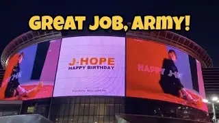 J-Hope 2021 Birthday Ads All Around The World