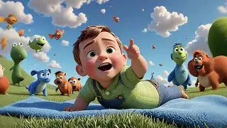 Flying Birds With Baby 🕊️👶✨ | Fun Learning for Kids | Preschool Nature Adventure