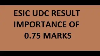 My ESIC UDC 2021 Result, Marks Released, ESIC UDC Score Card, bank & insurance sbi ibps po/clerk rbi