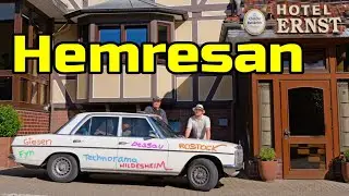 Eftersnack och hemresa. Roadtrip till Tyskland i Mercedes W115 200 1975.