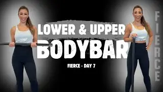 20 Minute Full Body Workout Upper & Lower Body Bar Exercises | Muscle Mummys