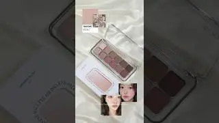 eyeshadow palette for neutral to cool undertone 🍪🩰 #makeuptutorial #eyeshadowtutorial #kbeauty