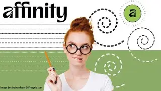 Параметры обводки Affinity3: пунктирная линия