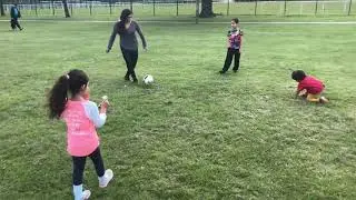 Football in the Park after the easing of Lockdown 2020!