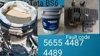 Tata BS6 fault code 5655 4487 4487 urea injector problem #automobile #tecnician #india #mechanic 