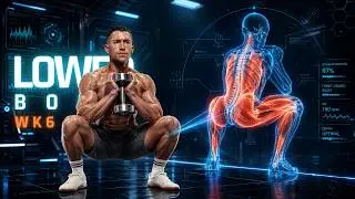 40 Minute Dumbbell Lower Body & Core Workout | CyberPump 2.0 Day 17