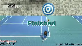 wii sports tennis - I got my first plat metal part 9