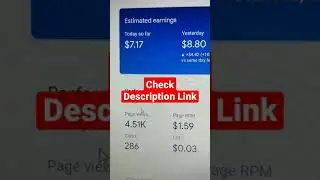 Google Adsense Earnings Tricks | #shorts