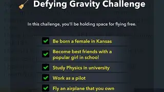 How to complete the Bitlife Defying Gravity Challenge!