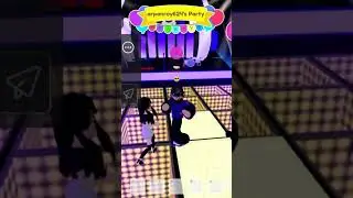 All friends in party dance 🎶🥳🥰 #roblox #lifeisbutadream #music