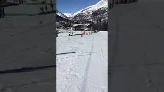 Ski@Tirefesse @Подъемник @Альпы@Serre Chevalier