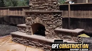 JAW-DROPPING Full Masonry Fireplace & Firepit HIDDEN in El Dorado Hills By GPT Construction