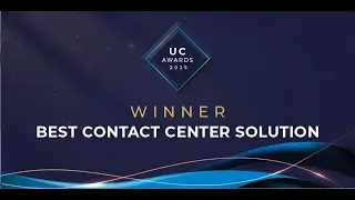 WINNER: Best Contact Center Solution - UC Awards 2025 🏆