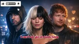 Title:Sia ft Eminem and Ed Sheeran &ndash; Toxic Love (official AI lyrics video)