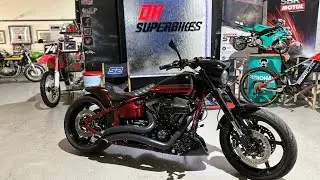 2017 CUSTOM HARLEY DAVIDSON BREAKOUT CVO PRO STREET 110ci SCREAMIN EAGLE RED PX @dhsuperbikes