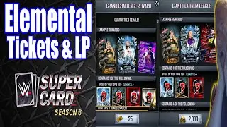 ELEMENTAL PULL!!! - My Tickets & LP Opening | WWE SUPERCARD