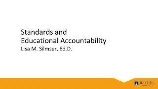 Standards and Educational Accountability