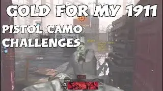 UNLOCKING GOLD FOR MY 1911|PISTOL CAMO CHALLENGES