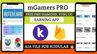 mGamers Earning App - AIA FILE - 50$ Per Day - Kodular 🔥