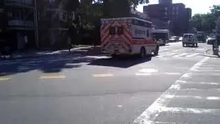 Flushing hospital ambulance responding modfired