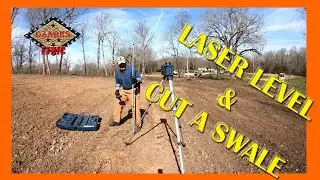 How to Use a Laser Level & Cut a Swale