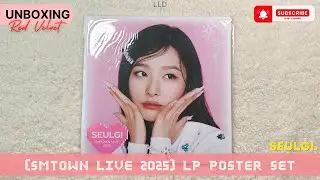 Unboxing : [2nd SMTOWN LIVE 2025] Red Velvet - LP POSTER SET_Seulgi 🐻