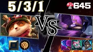 🍄645【GrandMaster/KR】TOP Teemo vs Kennen【SN:포모티#0406】【Patch25.6】#leagueoflegends #teemo