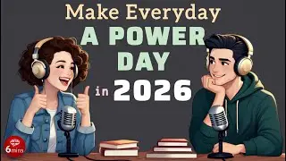 English Podcast for Easy English Practice  | Make Every Day a POWER Day in 2026 | Speak English Fast