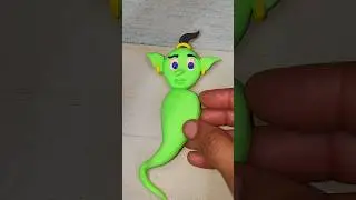 Mini Genie Clay Craft 😍#shorts  #genie #genieclay  #clay  #shortsfeed #clayart #youtubeshorts