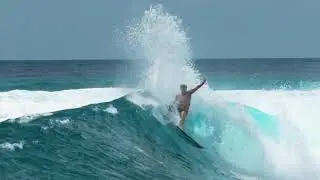 Alejo Muniz surfing Yin Yang - Six Senses
