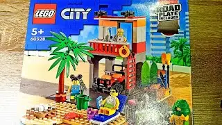 LEGO CITY 60328 Спасательный пост на пляже!