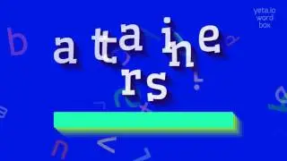 КАК СКАЗАТЬ ДОСТИЖИТЕЛИ? (HOW TO SAY ATTAINERS?)