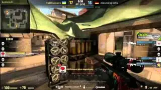 oskar vs mouz 1v4 - AWP Clutch