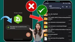Ограничение доступа к папке obb/data - эта папка имеет ограничение доступа Android Zarchiver(2025)
