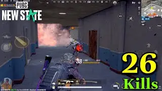Pubg New State ( UltraHD GRAPHICS ) - i killed 26 Enemies in one match