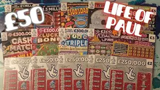 £50 mix of scratch cards, maybe today will be the day I win big!